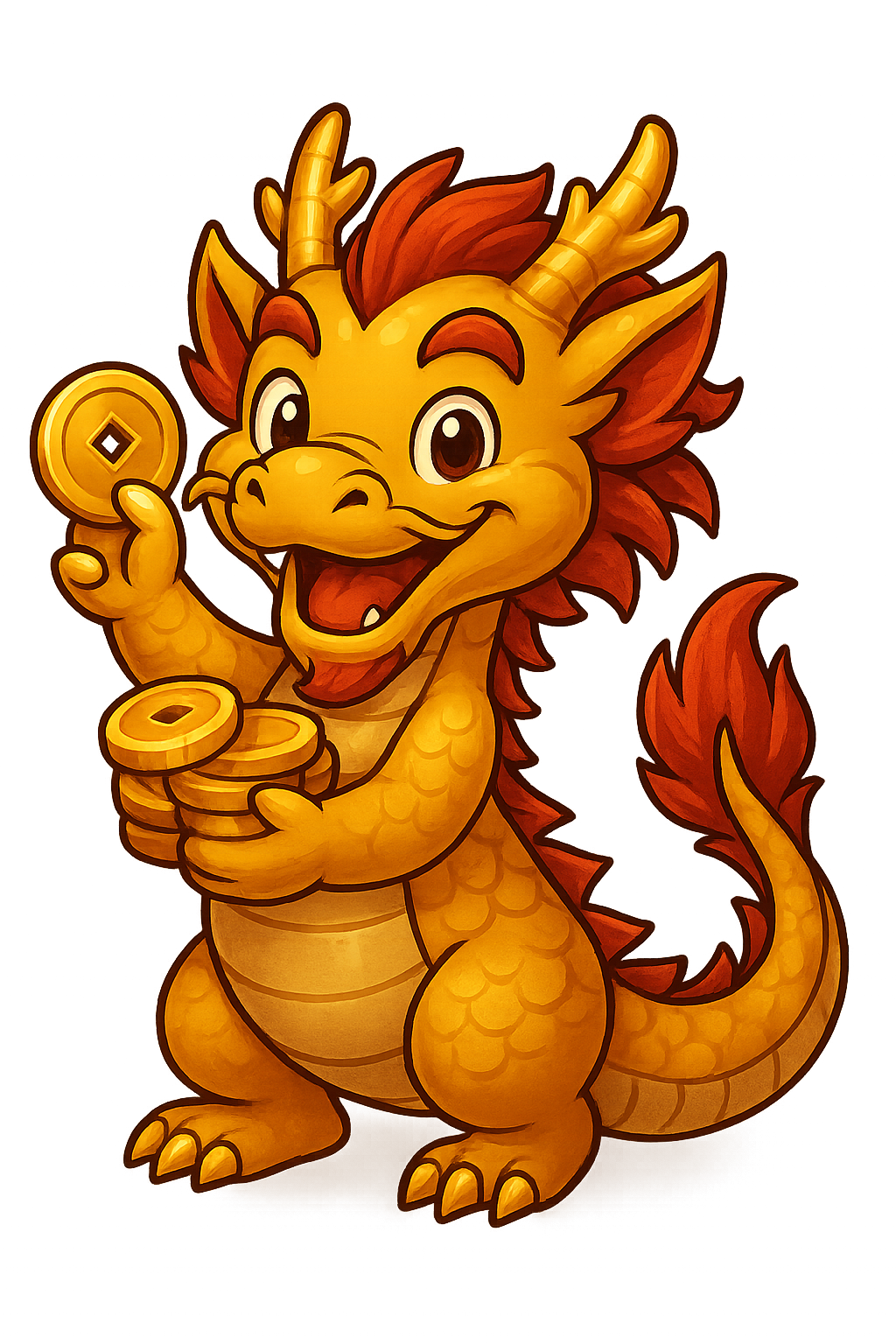 Mascote Dragon